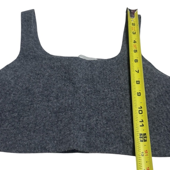 Everlane The Cozy-Stretch Wool Blend Cropped Tank Grey Capsule Chic Warm XL - Picture 10 of 10